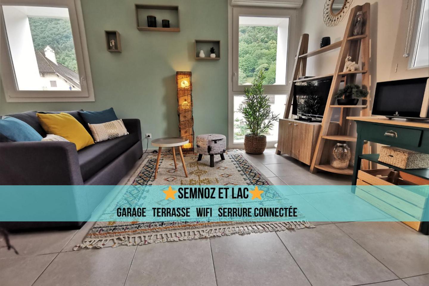 Semnoz & Lac - Wifi - Parking - Netflix - Balcon - Centre-Ville سُفرييه المظهر الخارجي الصورة